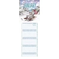 2017 Me to You Bear Photo Finish Slim Calendar Extra Image 1 Preview
